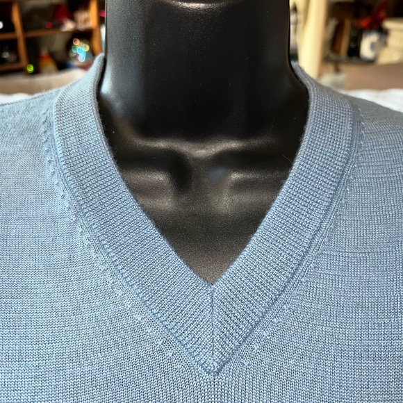 Hudson North Merino Wool V-Neck Sweater - Picture 2 of 10
